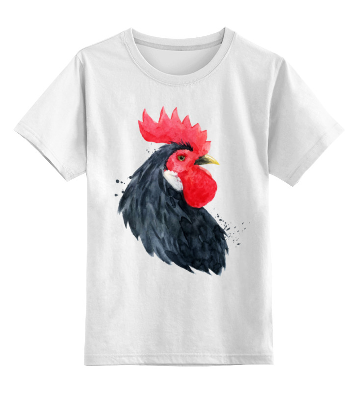 Printio Детская футболка классическая унисекс Mr. black rooster printio майка классическая mr black rooster