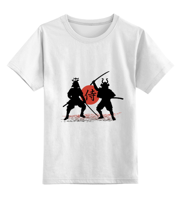 Printio Детская футболка классическая унисекс Два самурая детская футболка самолёт на фоне солнца 116 синий