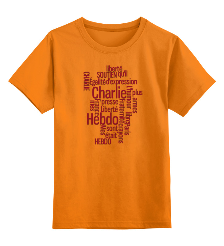 Printio Детская футболка классическая унисекс Charlie hebdo