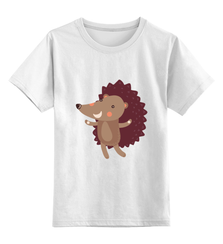 Printio Детская футболка классическая унисекс Весёлый ёжик