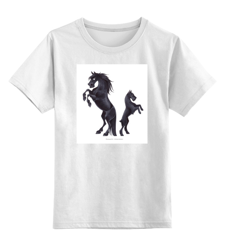 Printio Детская футболка классическая унисекс Фелл-пони/ризеншнауцер