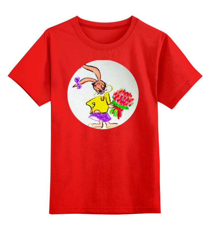Printio Детская футболка классическая унисекс Зайка printio детская футболка классическая унисекс весенний букет роз