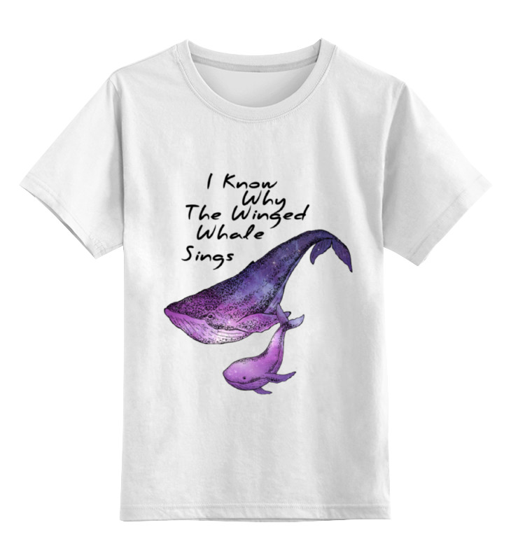 Printio Детская футболка классическая унисекс Китовая песнь