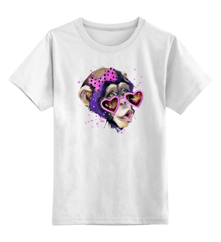 Printio Детская футболка классическая унисекс Art monkey 2016 цена и фото