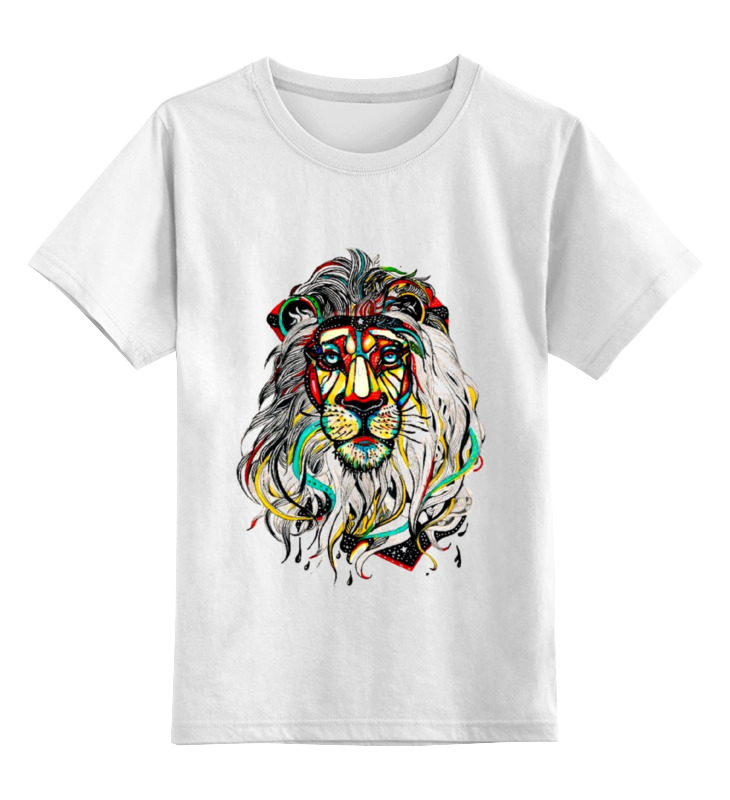 Printio Детская футболка классическая унисекс Лев printio детская футболка классическая унисекс задумчивый лев
