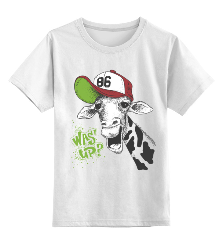 Printio Детская футболка классическая унисекс Wa up? цена и фото