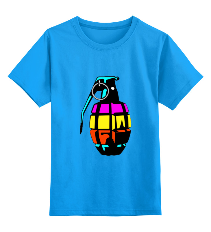цена Printio Детская футболка классическая унисекс Color grenade