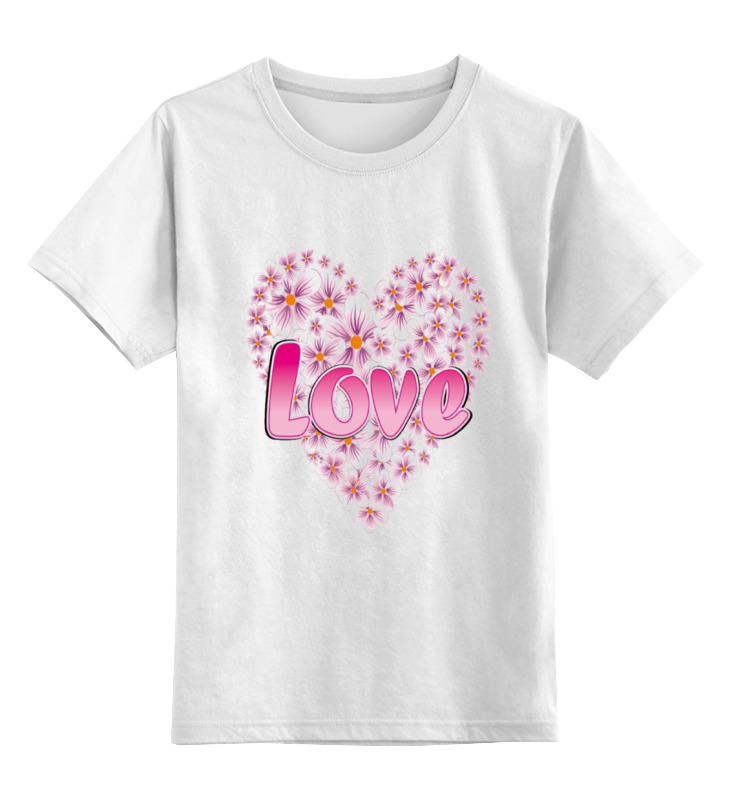 Printio Детская футболка классическая унисекс Love printio детская футболка классическая унисекс love арт объект