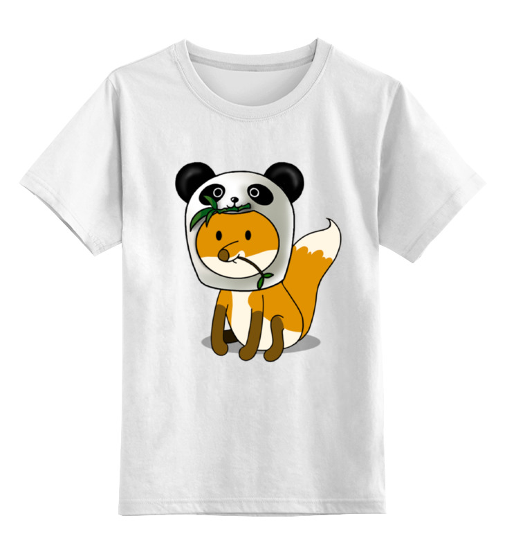 Printio Детская футболка классическая унисекс Лисенок панда printio детская футболка классическая унисекс лисенок панда