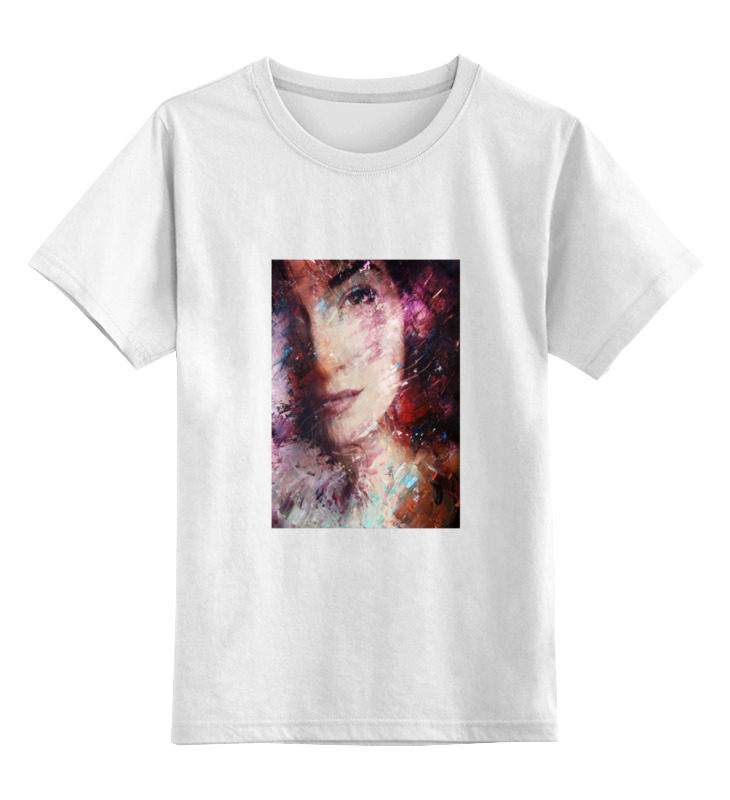 Printio Детская футболка классическая унисекс Девушка маслом детская футболка девушка в абстракции 104 белый