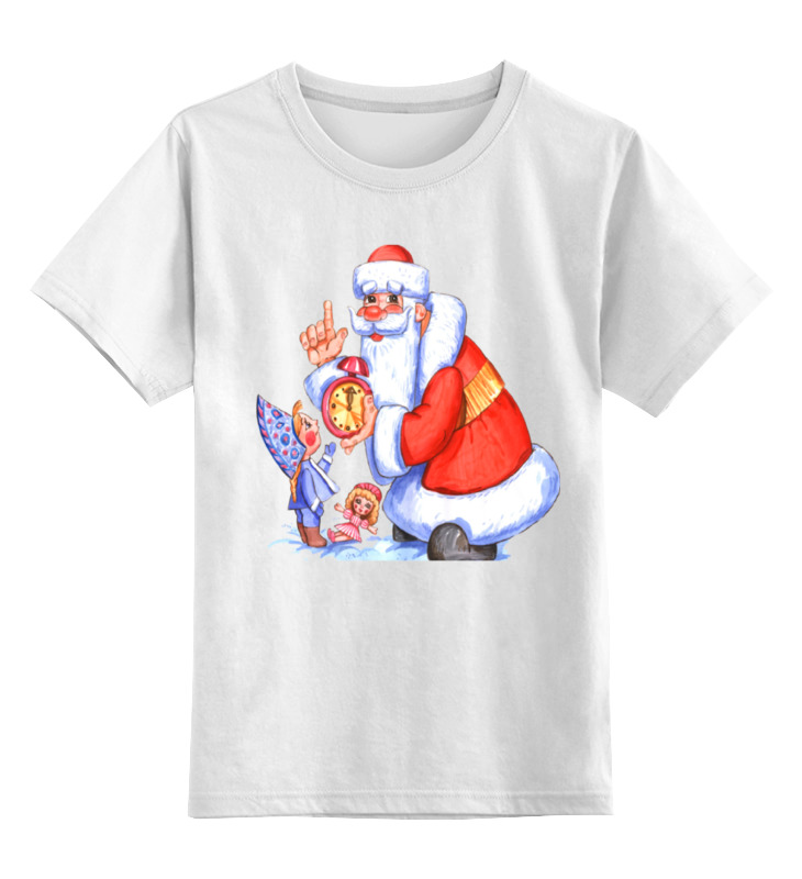 printio футболка классическая дед мороз и снегурочка Printio Детская футболка классическая унисекс Дед мороз и снегурочка. с новым годом.