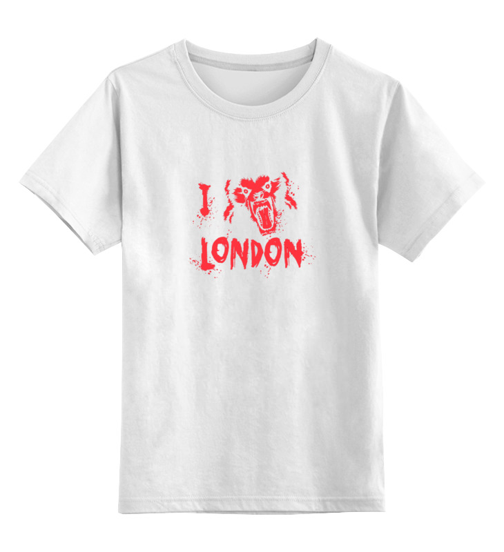 printio детская футболка классическая унисекс i love london Printio Детская футболка классическая унисекс I love london