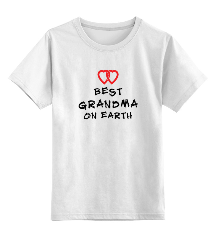 Printio Детская футболка классическая унисекс Лучшая бабушка printio детская футболка классическая унисекс лучшая бабушка на свете