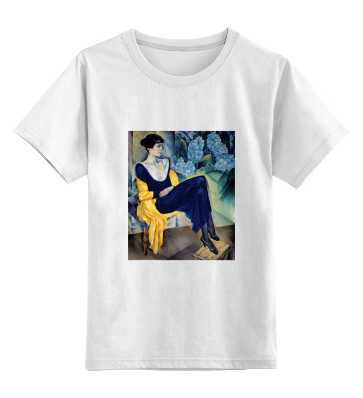 Printio Детская футболка классическая унисекс Портрет а. а. ахматовой (натан альтман)