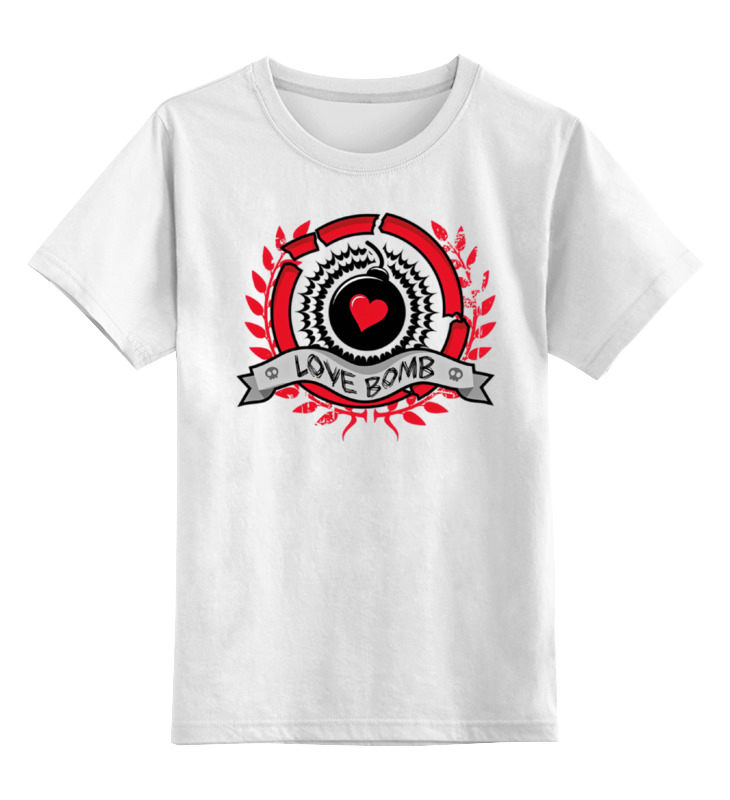 Printio Детская футболка классическая унисекс Love bomb