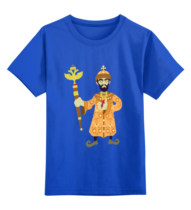 Printio Детская футболка классическая унисекс Просто царь printio детская футболка классическая унисекс царь просто царь