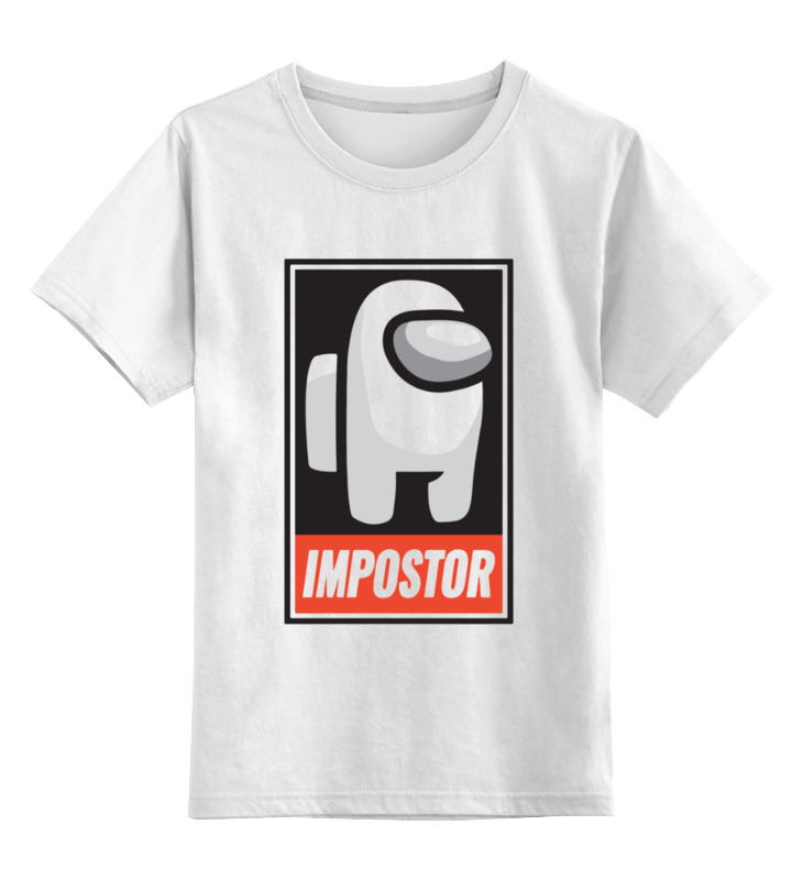 Printio Детская футболка классическая унисекс Among us impostor детская футболка мафия медведь 116 белый