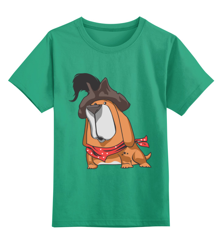 Printio Детская футболка классическая унисекс Собака - мушкетёр