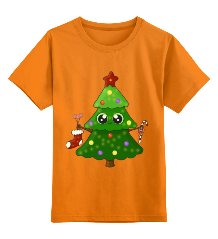 Printio Детская футболка классическая унисекс Новогодняя ёлочка