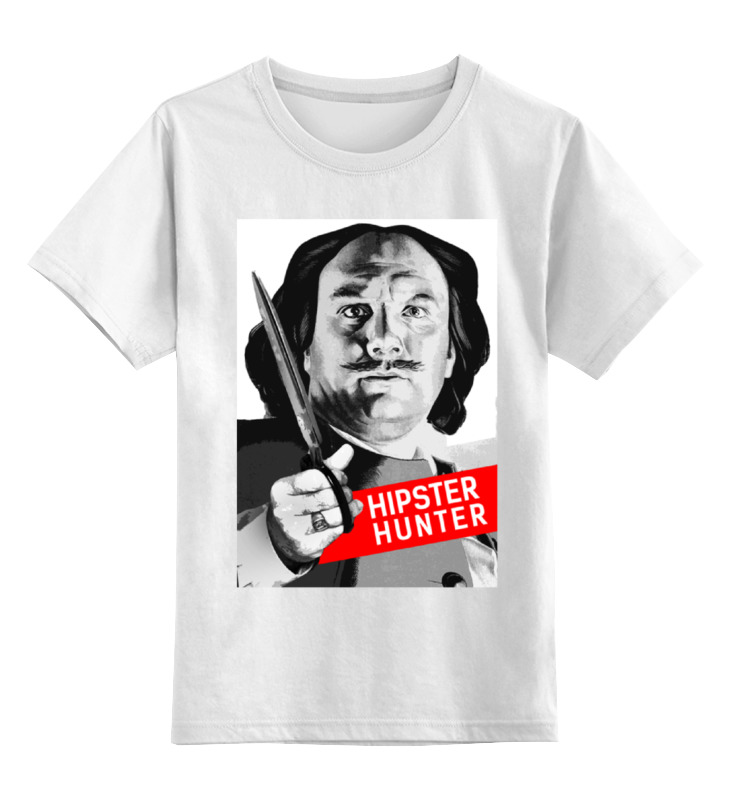 цена Printio Детская футболка классическая унисекс Hipster hunter