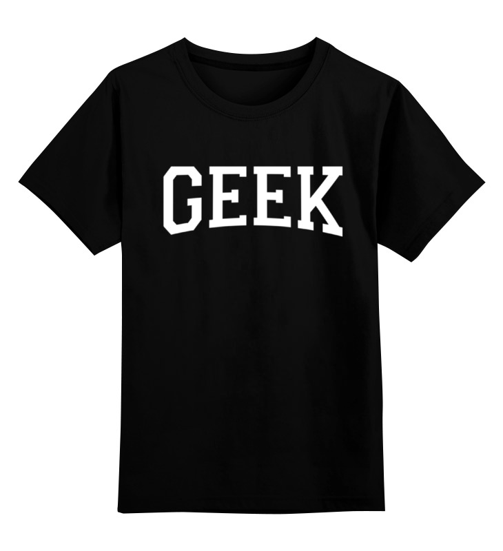 Printio Детская футболка классическая унисекс Geek printio футболка классическая гик geek on