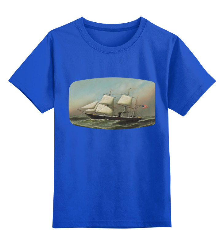 Printio Детская футболка классическая унисекс American naval frigate (антонио якобсен)