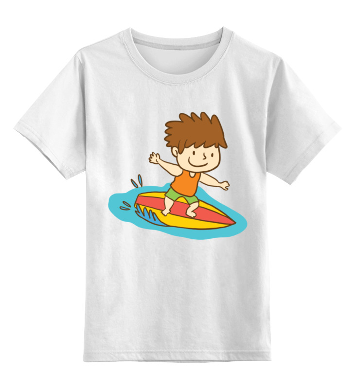 Printio Детская футболка классическая унисекс Юный серфингист