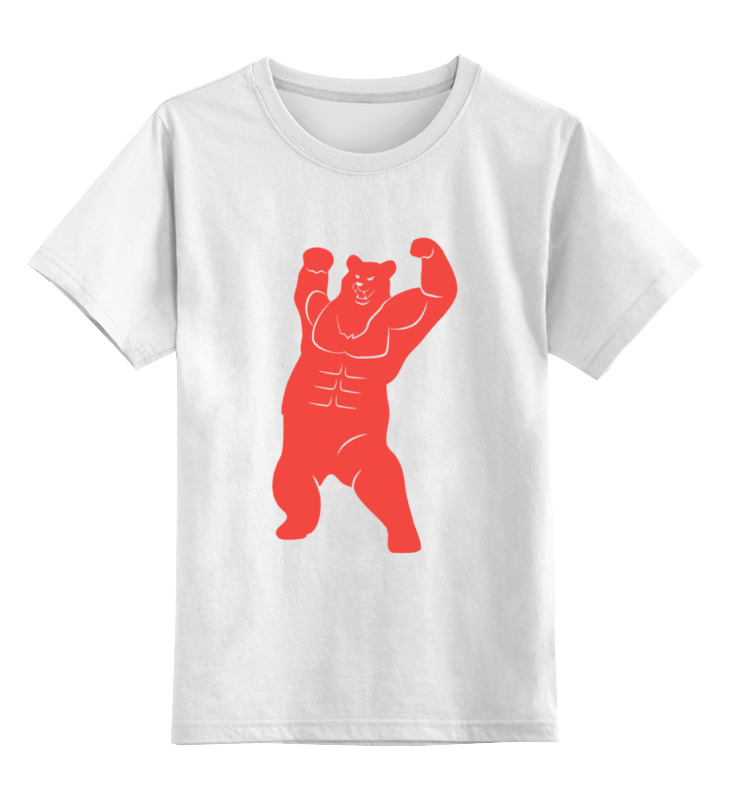 цена Printio Детская футболка классическая унисекс Russian bear
