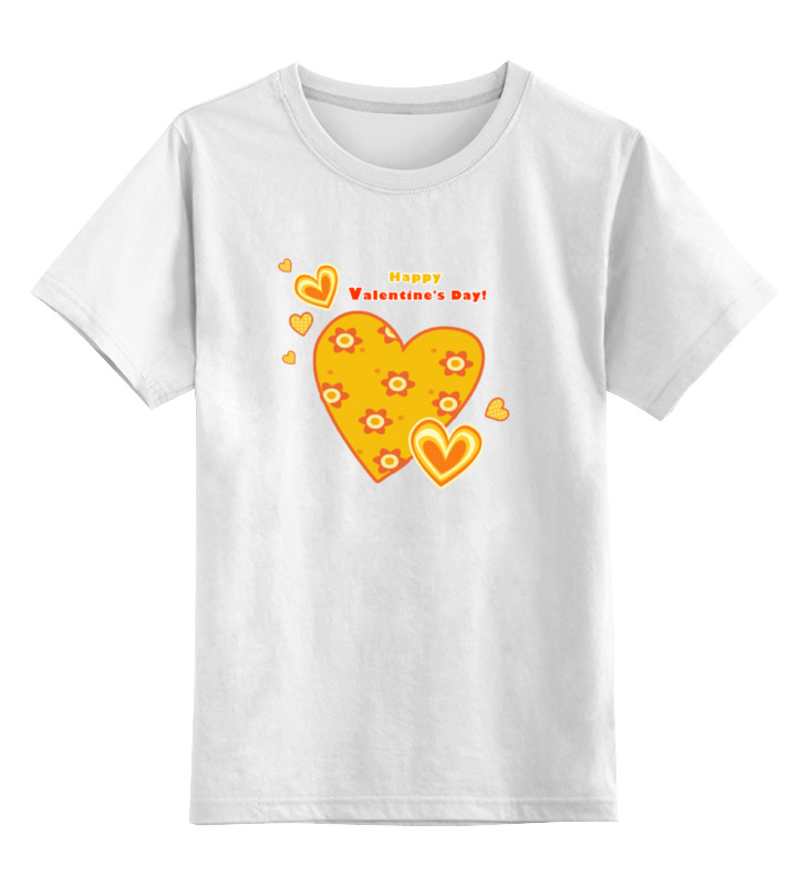 Printio Детская футболка классическая унисекс happy valentine's day!