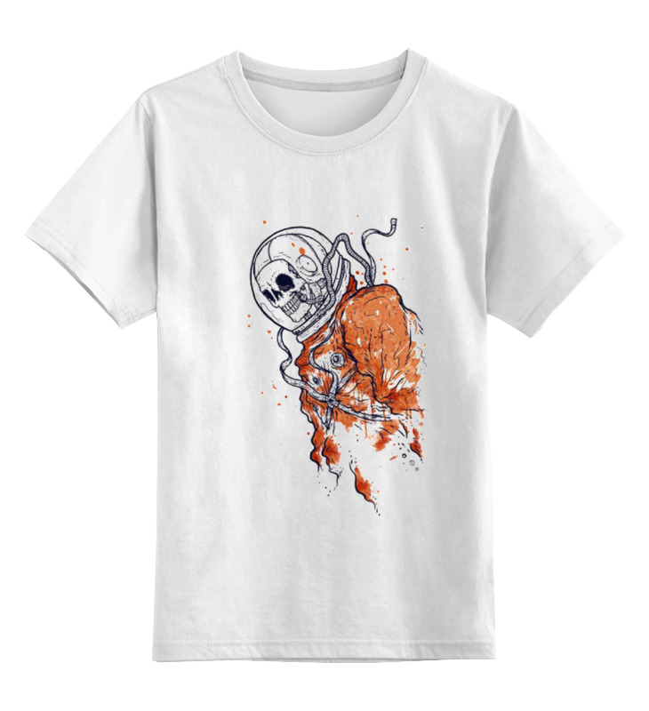 Printio Детская футболка классическая унисекс Портрет космонавта детская футболка собака в скафандре космонавта ссср 128 красный
