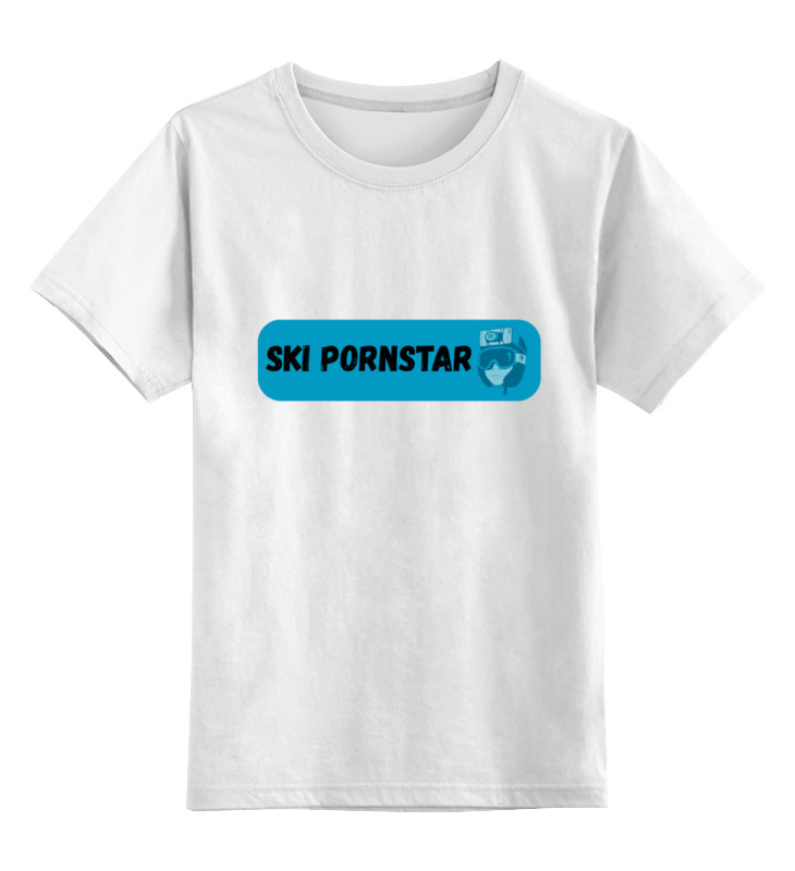 Printio Детская футболка классическая унисекс Ski pornstar цена и фото