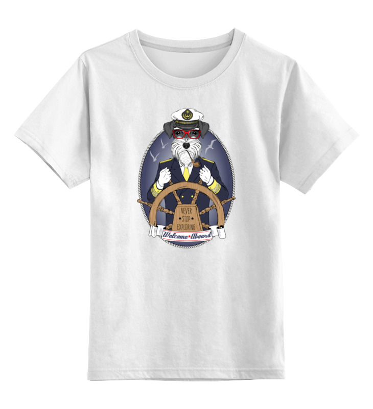 Printio Детская футболка классическая унисекс Собака хайнс м моря и океаны детская энциклопедия