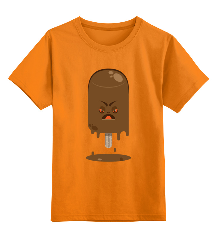 Printio Детская футболка классическая унисекс Злобная мороженка printio детская футболка классическая унисекс симпатичный лисенок на оранжевом фоне
