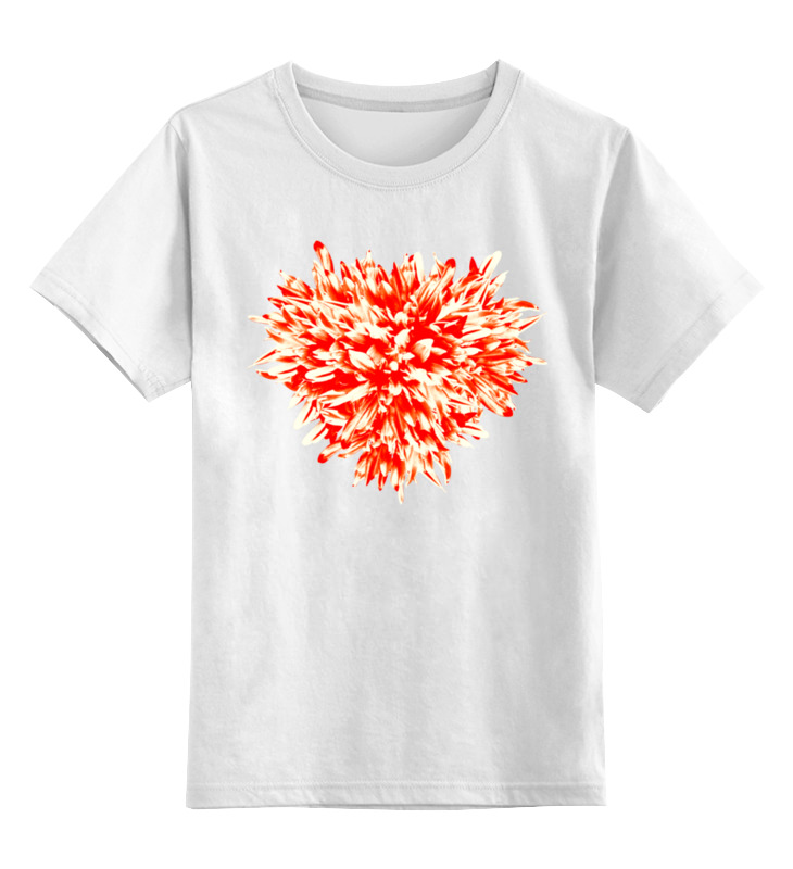 printio детская футболка классическая унисекс цветочный узор Printio Детская футболка классическая унисекс Цветочный взрыв