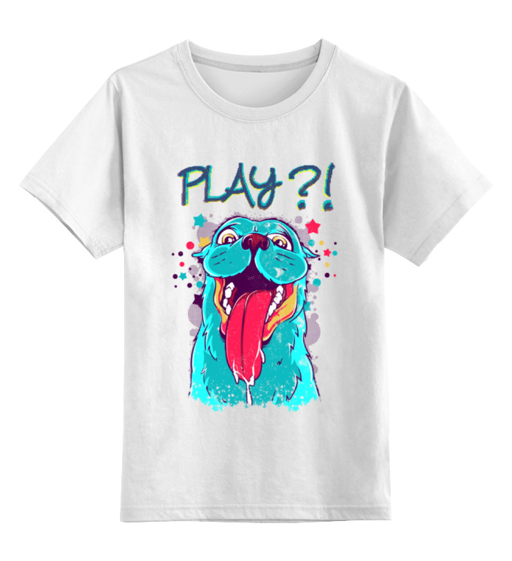 Printio Детская футболка классическая унисекс Play? printio детская футболка классическая унисекс play играй