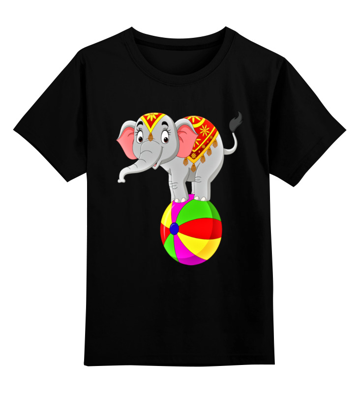 Printio Детская футболка классическая унисекс Слоник в цирке