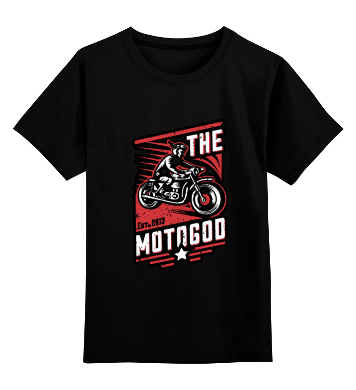 Printio Детская футболка классическая унисекс The motogod printio майка классическая the motogod