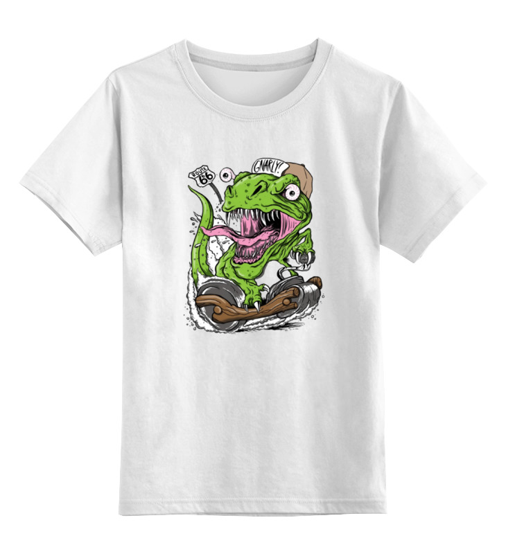 Printio Детская футболка классическая унисекс Дракончик зомби
