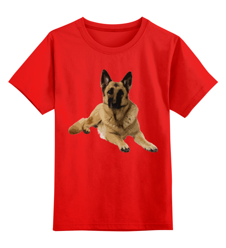Printio Детская футболка классическая унисекс Собака - овчарка