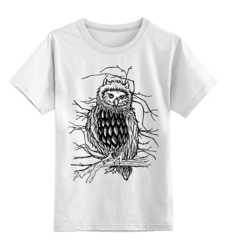 Printio Детская футболка классическая унисекс Nightowl