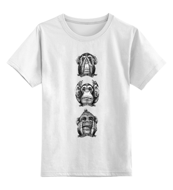 Printio Детская футболка классическая унисекс ❖три обезьяны❖ printio детская футболка классическая унисекс три вещи