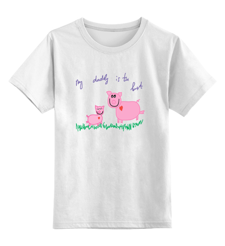 Printio Детская футболка классическая унисекс Свинки наклейка липляндия детская поросята