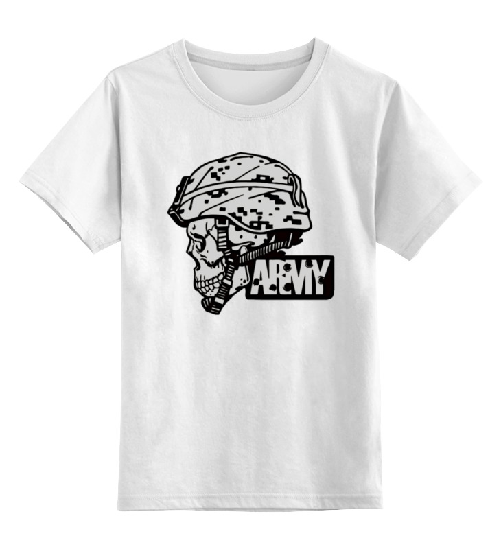 Printio Детская футболка классическая унисекс Череп в каске printio детская футболка классическая унисекс череп в каске