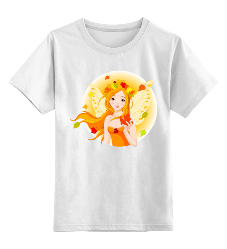 Printio Детская футболка классическая унисекс Девочка - осень