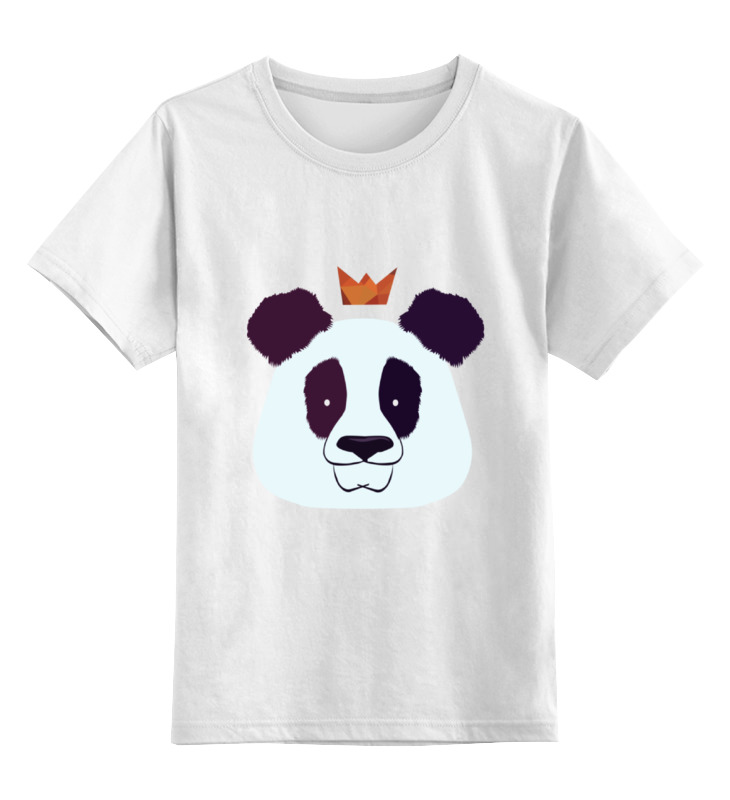 Printio Детская футболка классическая унисекс Король панда панда с бантом малая