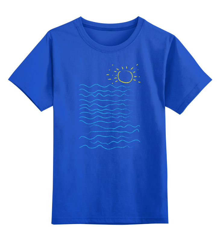 Printio Детская футболка классическая унисекс Море и солнце мужская футболка море и солнце l синий