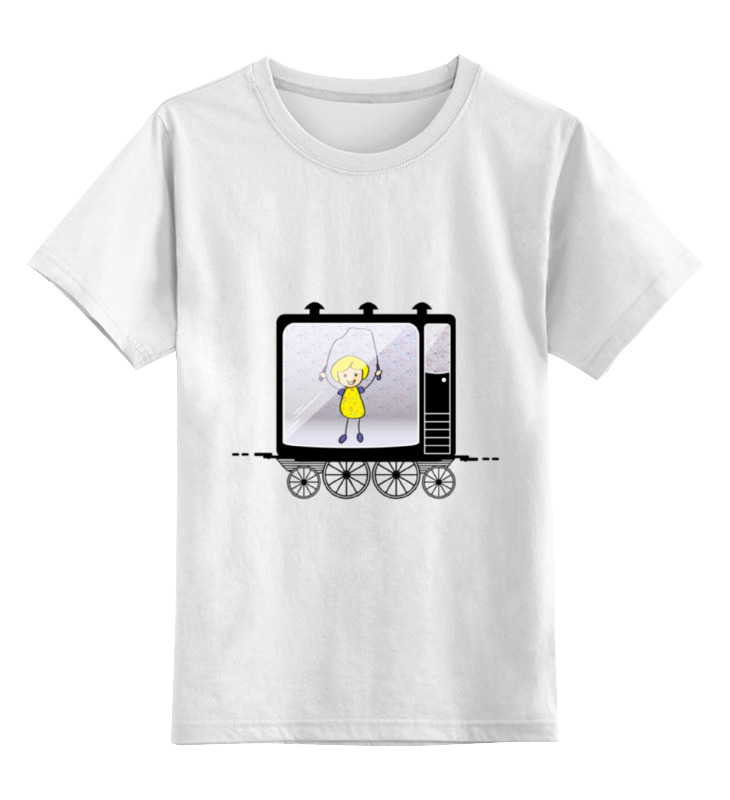 Printio Детская футболка классическая унисекс Девочка со скакалкой стеклянная кружка прозрачная авокадо прыгает на скакалке