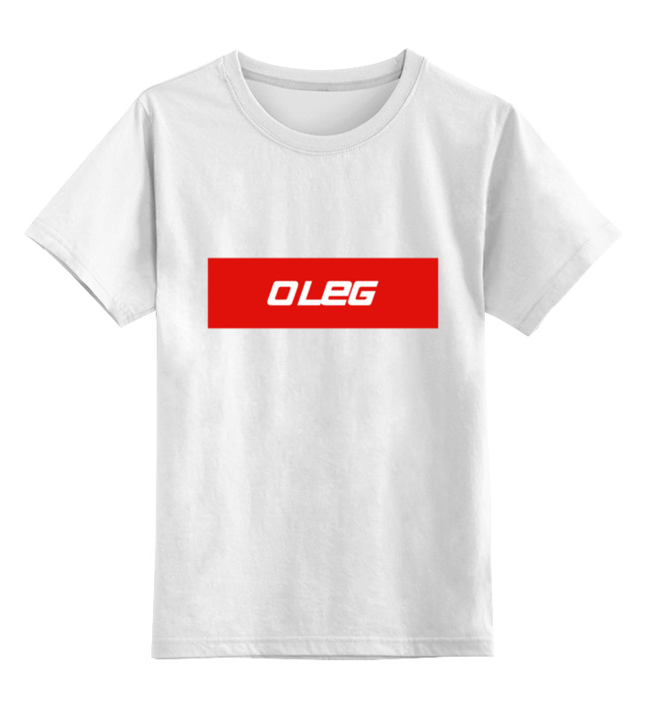 Printio Детская футболка классическая унисекс имя oleg