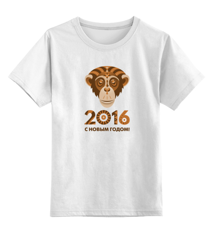 Printio Детская футболка классическая унисекс Год обезьяны