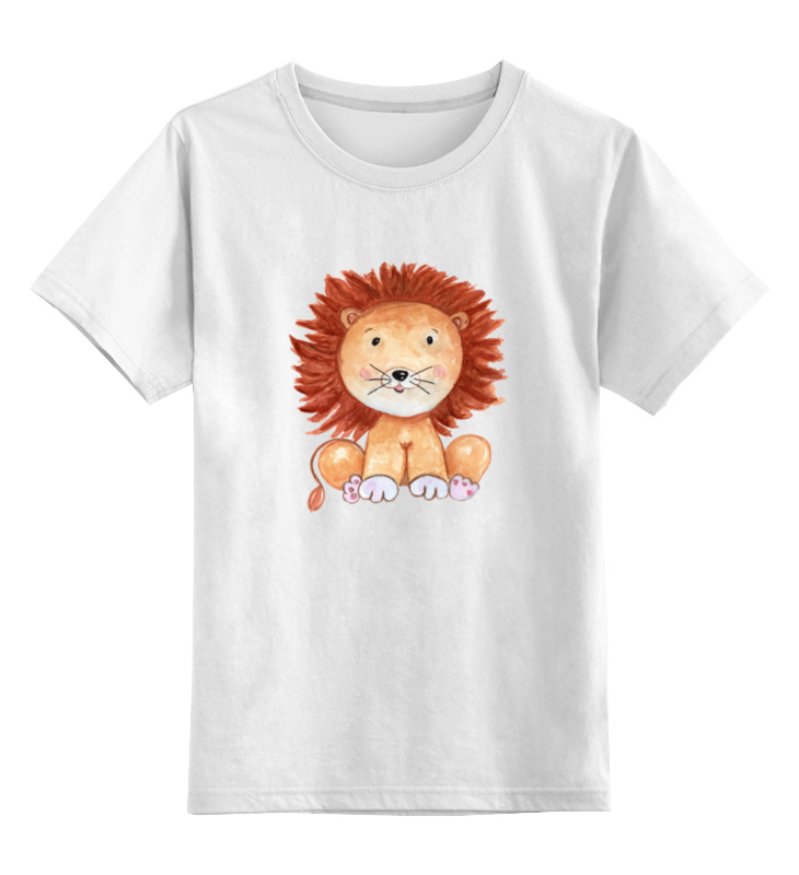 Printio Детская футболка классическая унисекс Львенок printio детская футболка классическая унисекс львенок и черепаха